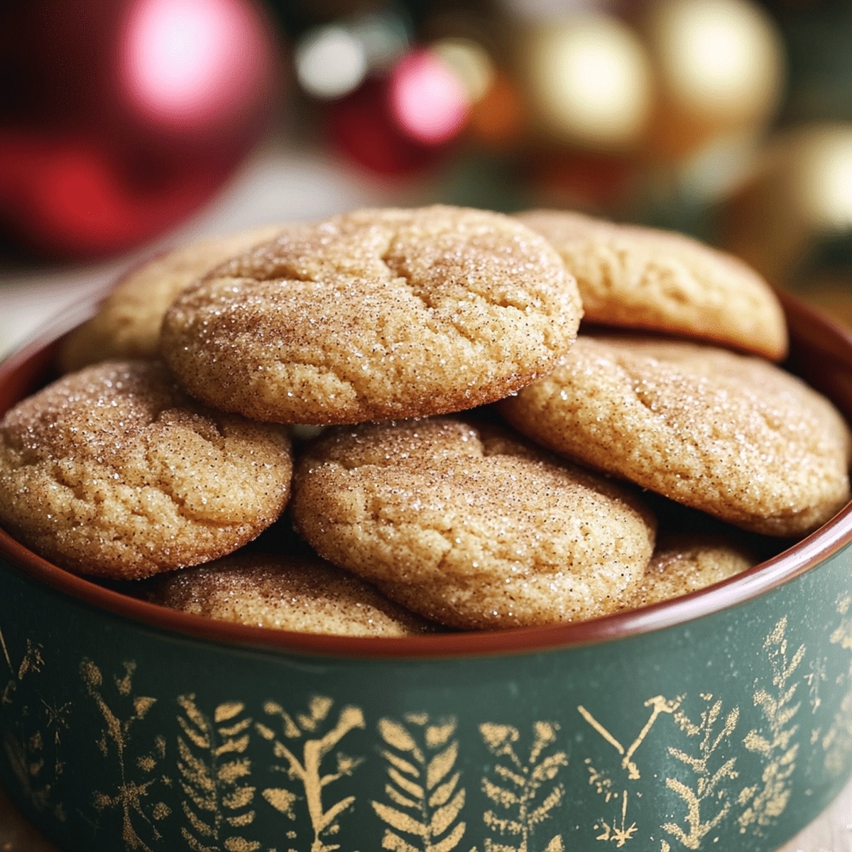 Christmas Snickerdoodles Recipe