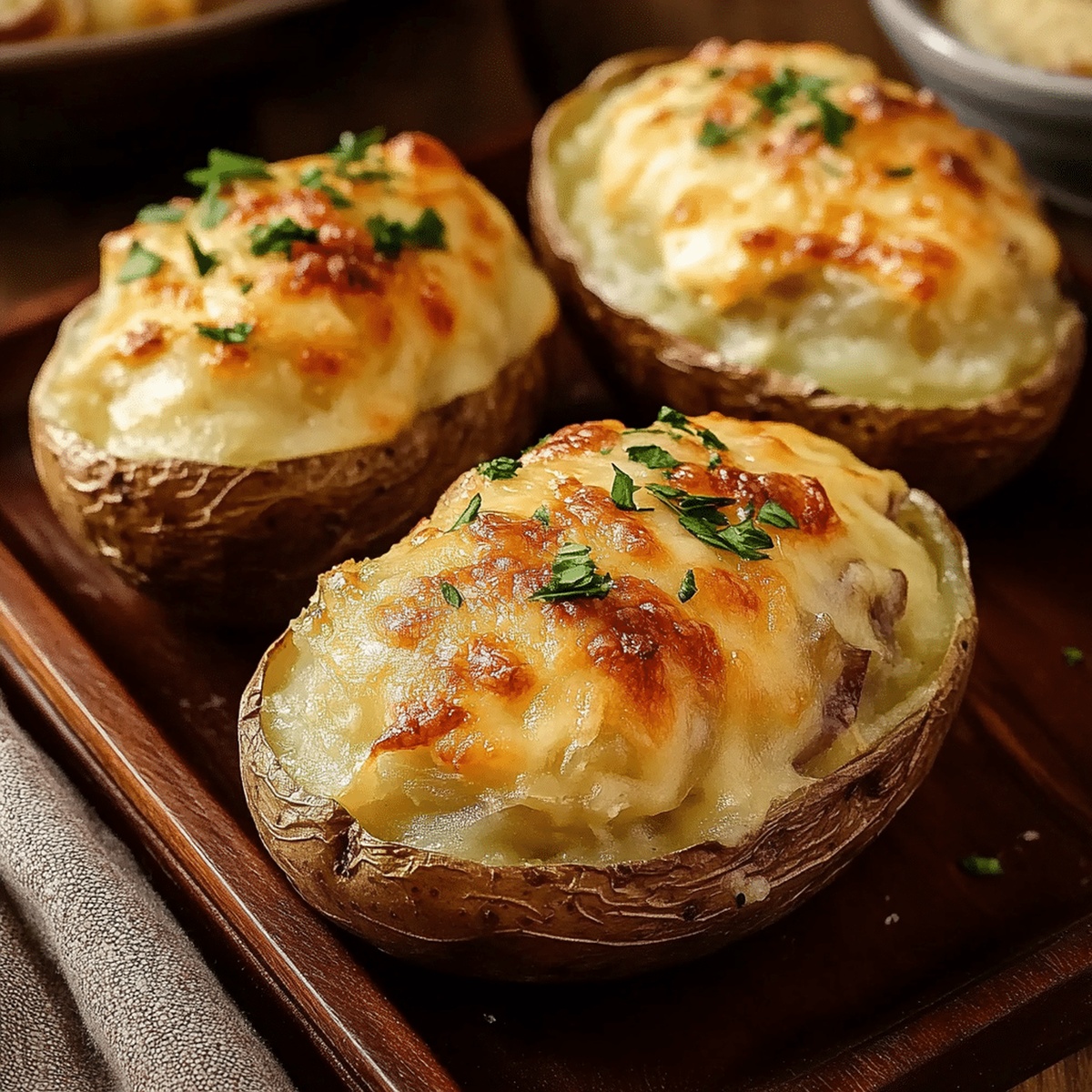 Hearty French Onion Stuffed Potatoes Recipe