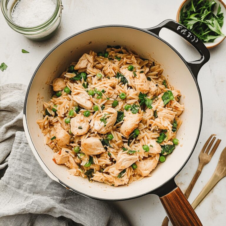 Hearty High Protein Chicken Orzo Recipe