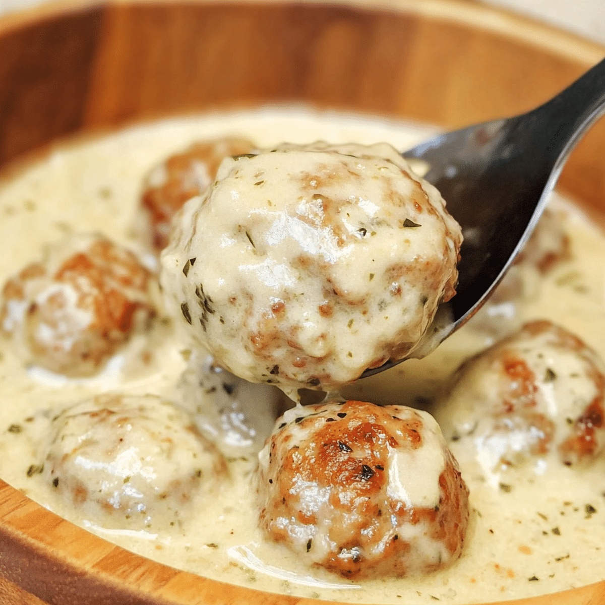 Dreamy Alfredo Meatballs Recipe