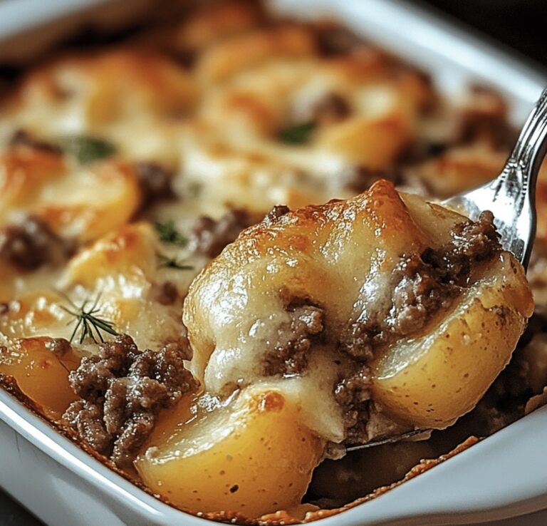 Hearty Hamburger Potato Casserole Recipe