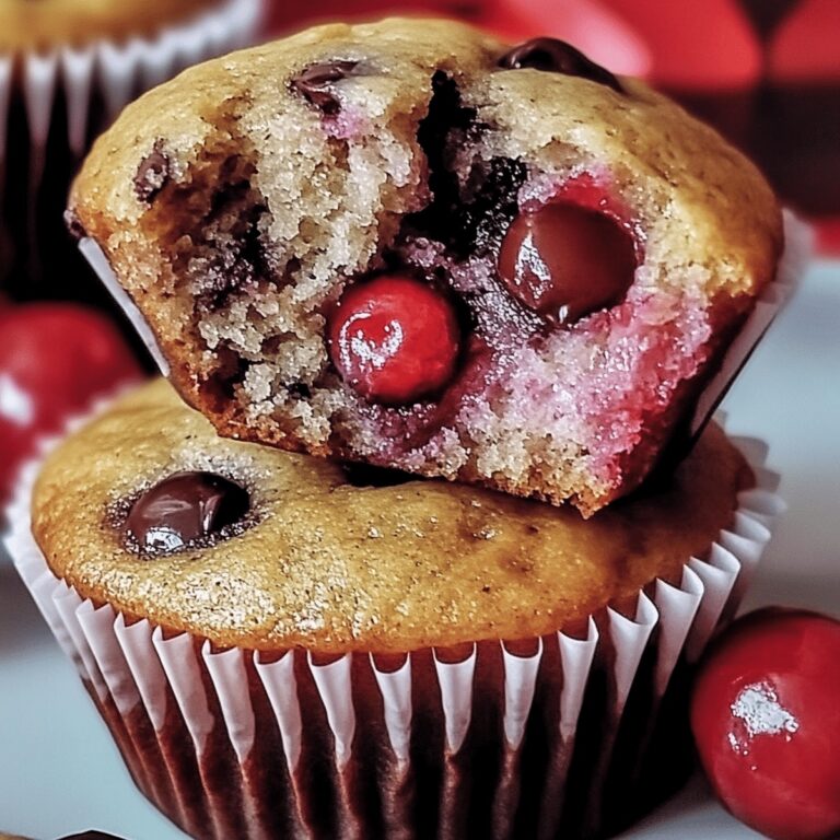 Heavenly Cherry Chocolate Chip Muffins Recipe