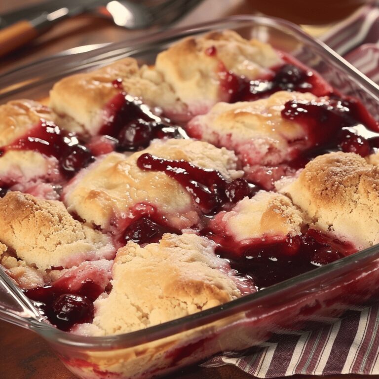 Irresistible 3-Ingredient Cake Mix Cobbler Recipe