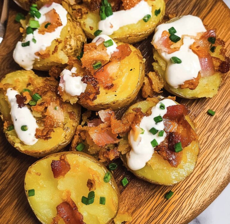 Blackstone Loaded Smashed Potatoes Recipe