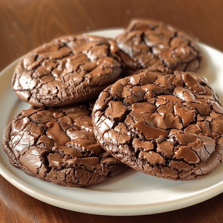 Brownie Crinkle Cookies Recipe