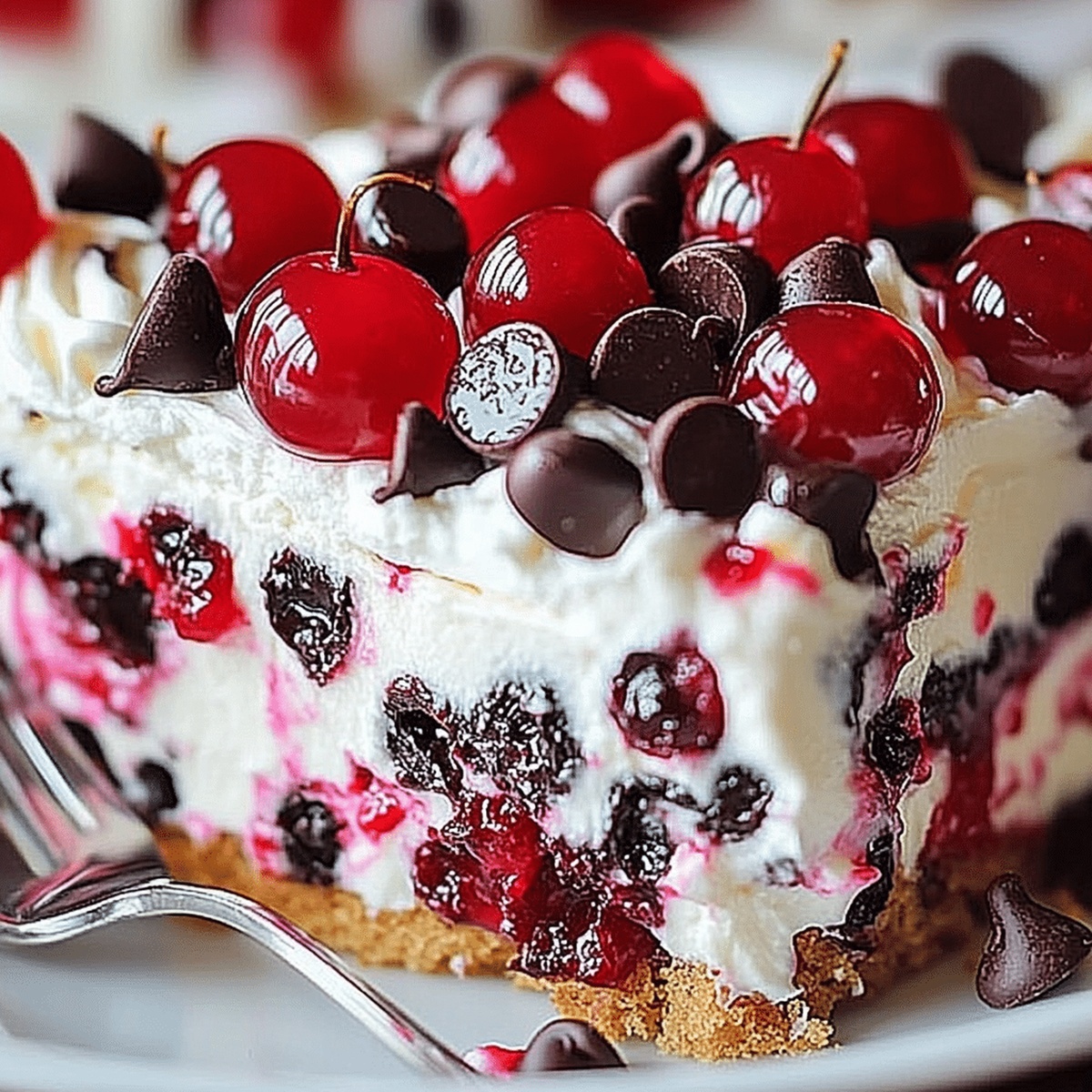 Decadent Cherry Chocolate Chip Poke Cake Recipe