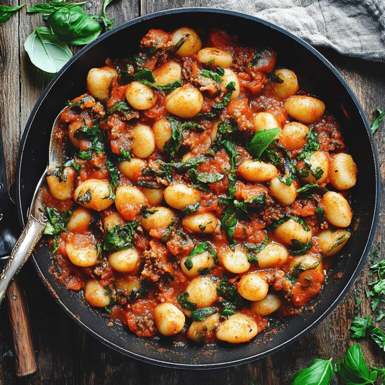 Rustic Gnocchi With Tomato Sauce Recipe