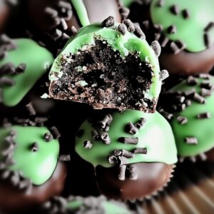 Delectable Thin Mint Cookie Truffles Recipe