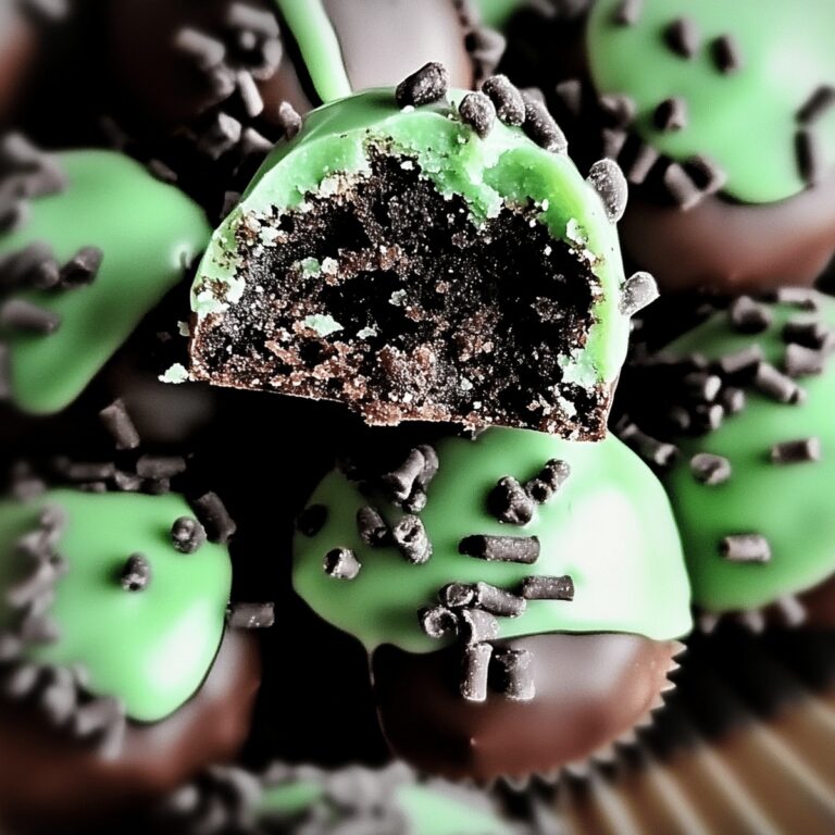 Delectable Thin Mint Cookie Truffles Recipe