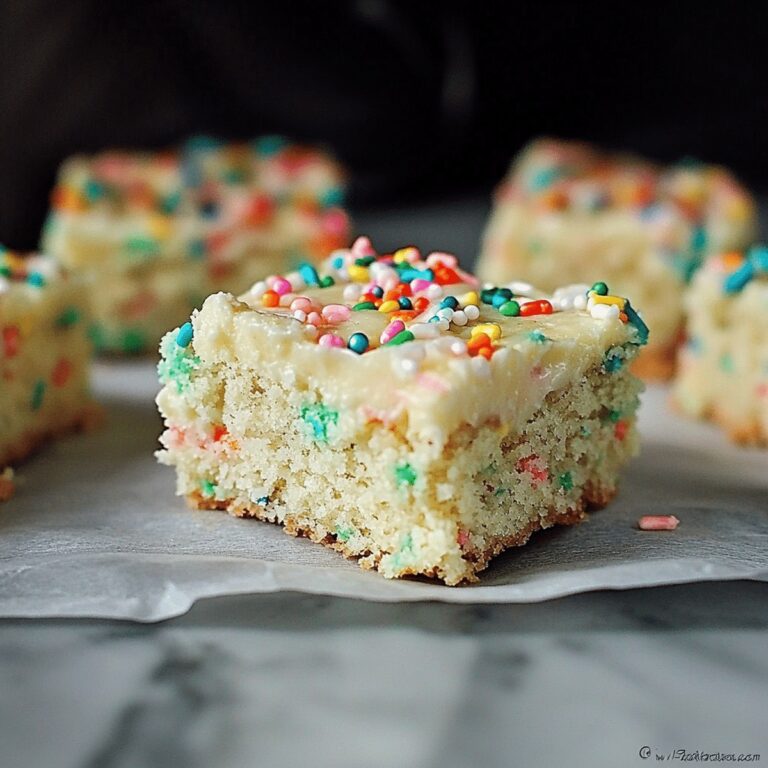 Magical Cream Cheese Funfetti Bars Recipe