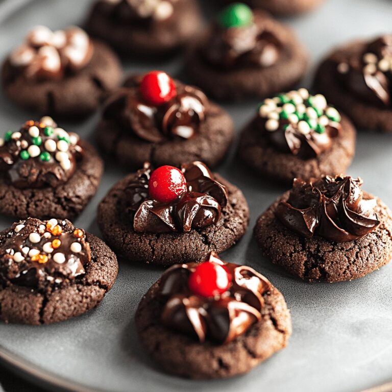 Heavenly Chocolate Blossom Cookies Recipe