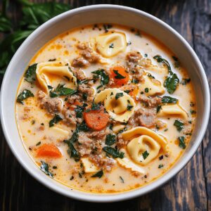 Hearty Sausage Tortellini Soup Recipe