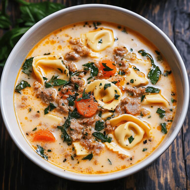 Hearty Sausage Tortellini Soup Recipe