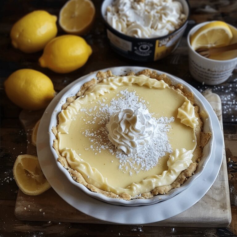 No Bake Lemon Pie Recipe