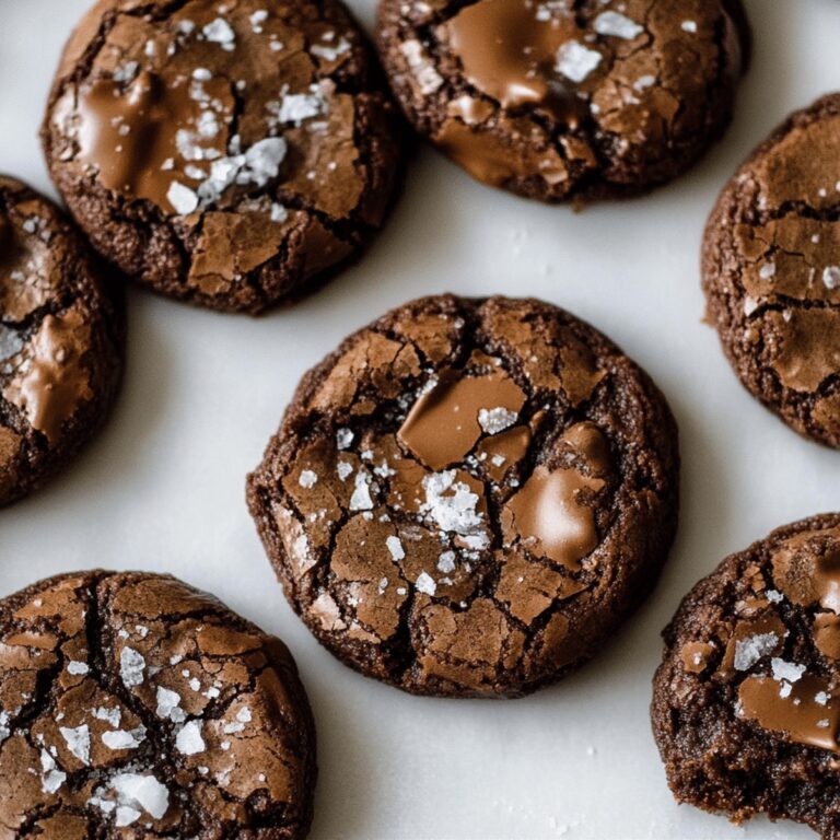 Crispy Salted Brownie Cookies Recipe