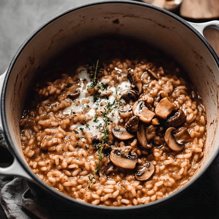 Creamy Mushroom Risotto Recipe
