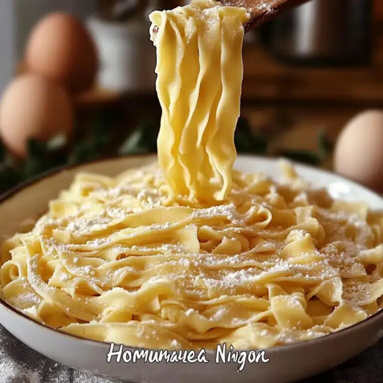 Silky Homemade Egg Noodles Recipe