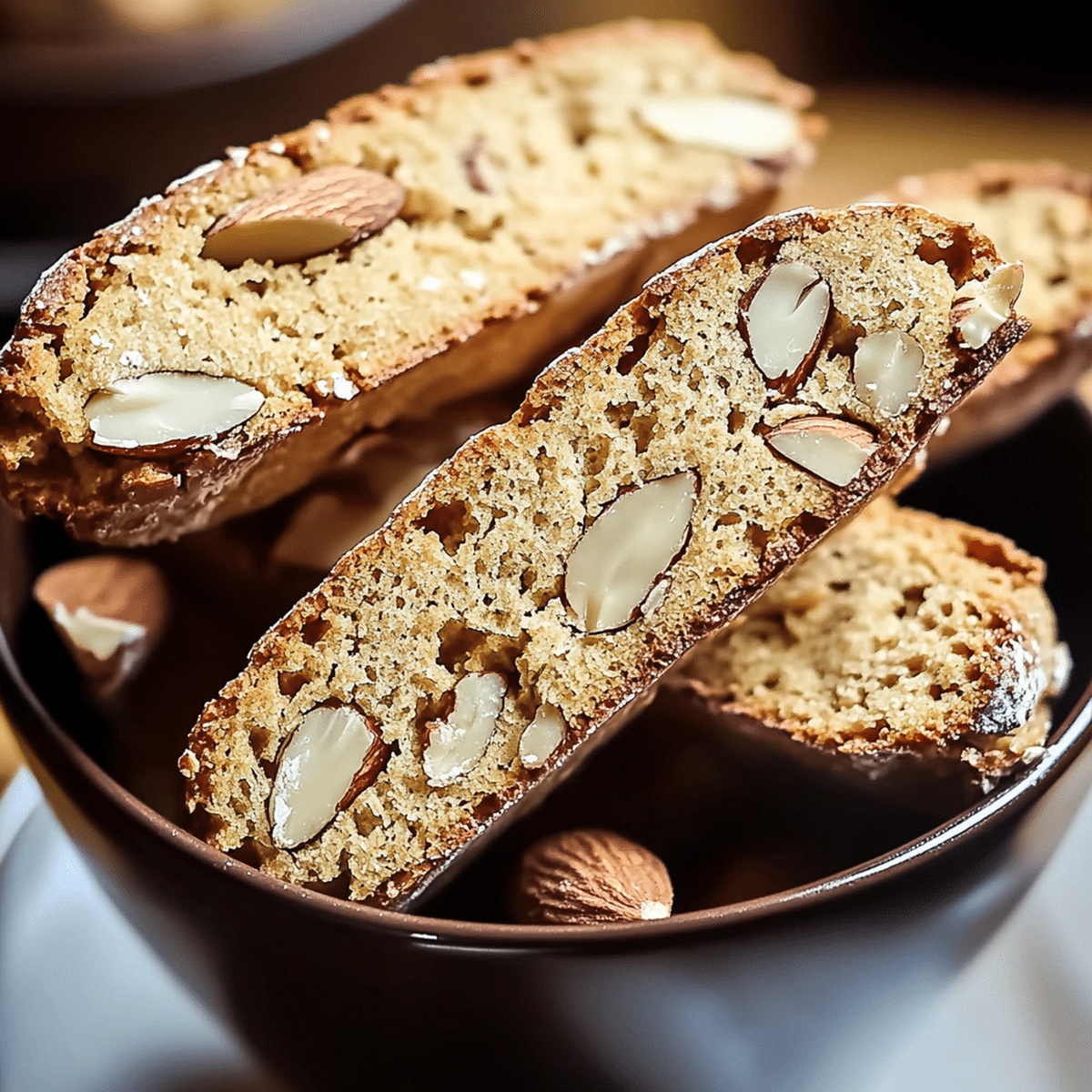 Crispy Anise Almond Honey Biscotti Recipe