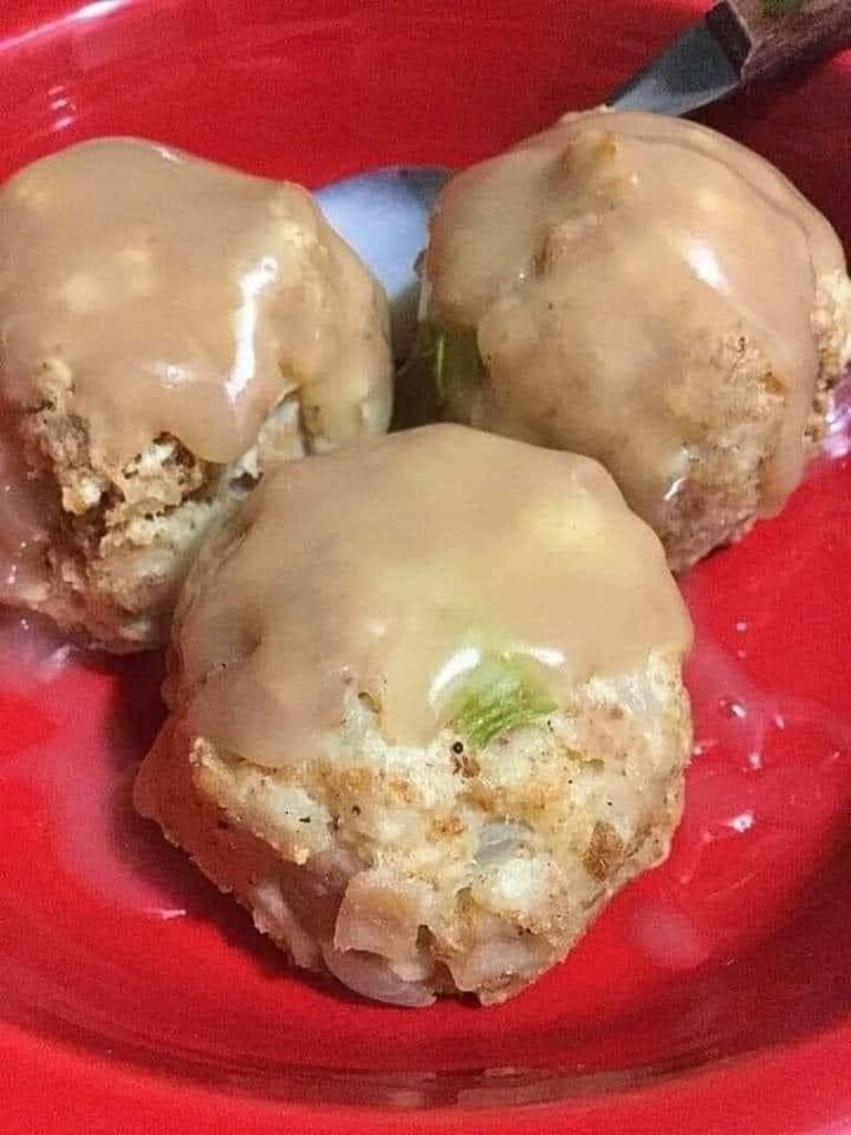 Turkey Stuffing Balls Recipe