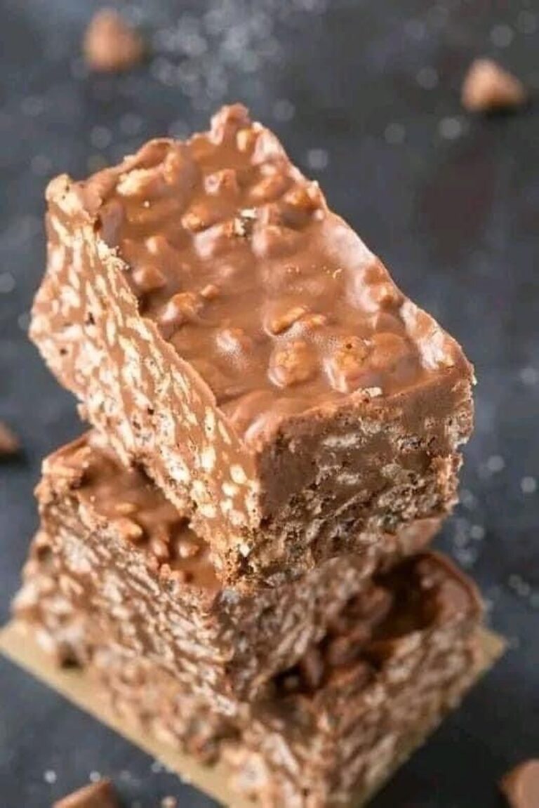 No-Bake Homemade Crunch Bars Recipe