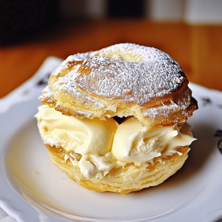 Fluffy Italian Cream Puffs Recipe