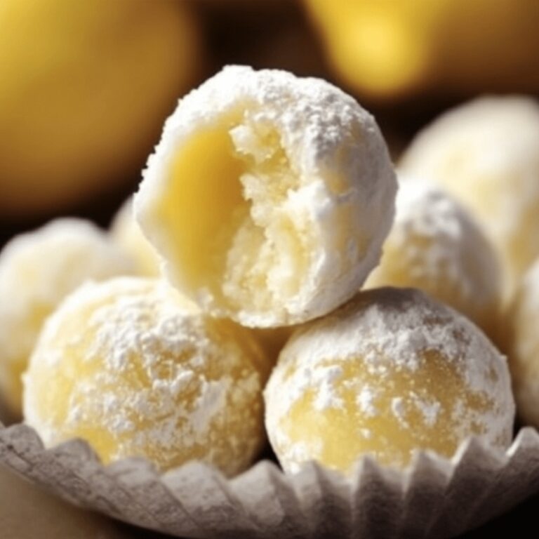 Tangy Lemon Truffles Recipe