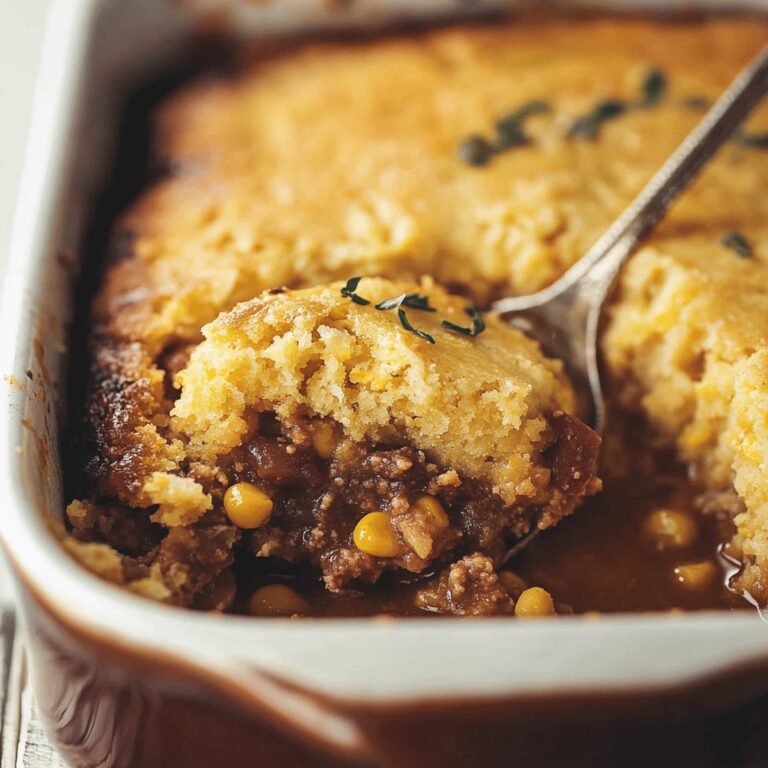 Easy Cowboy Cornbread Casserole Recipe