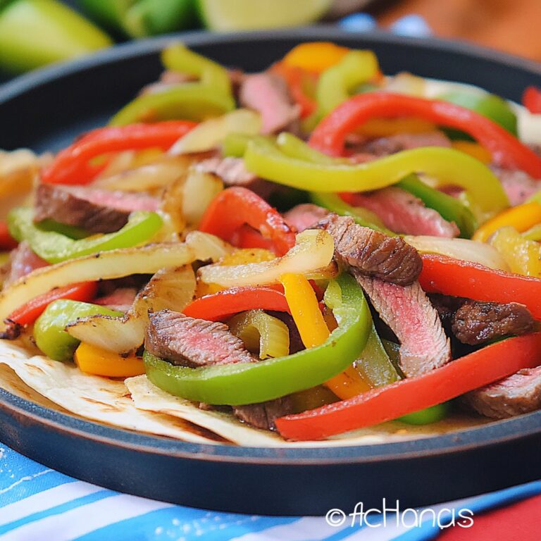 Grilled Steak Fajitas Recipe
