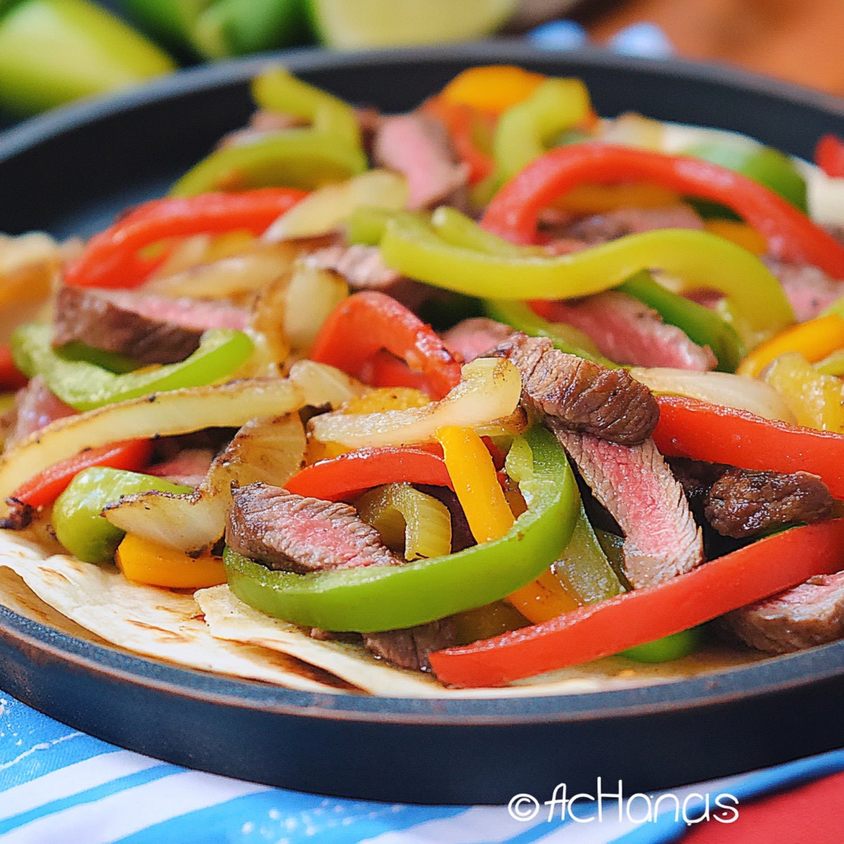 Grilled Steak Fajitas Recipe