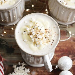 Slow Cooker White Christmas Hot Chocolate Recipe