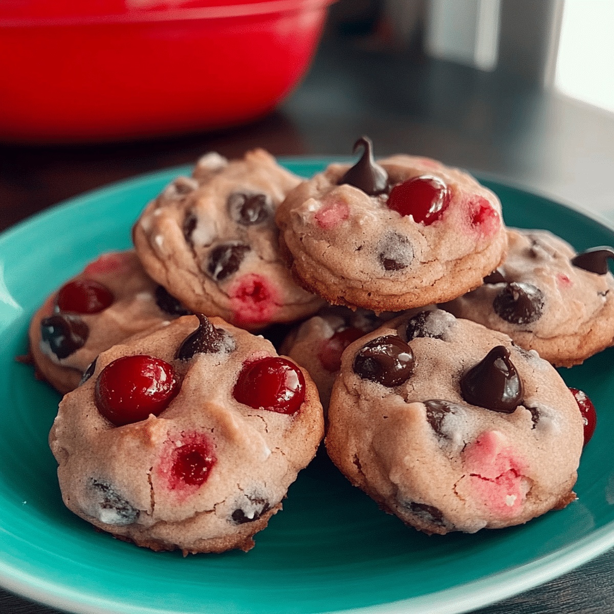 Indulgent Cherry Almond Chocolate Cookies Recipe