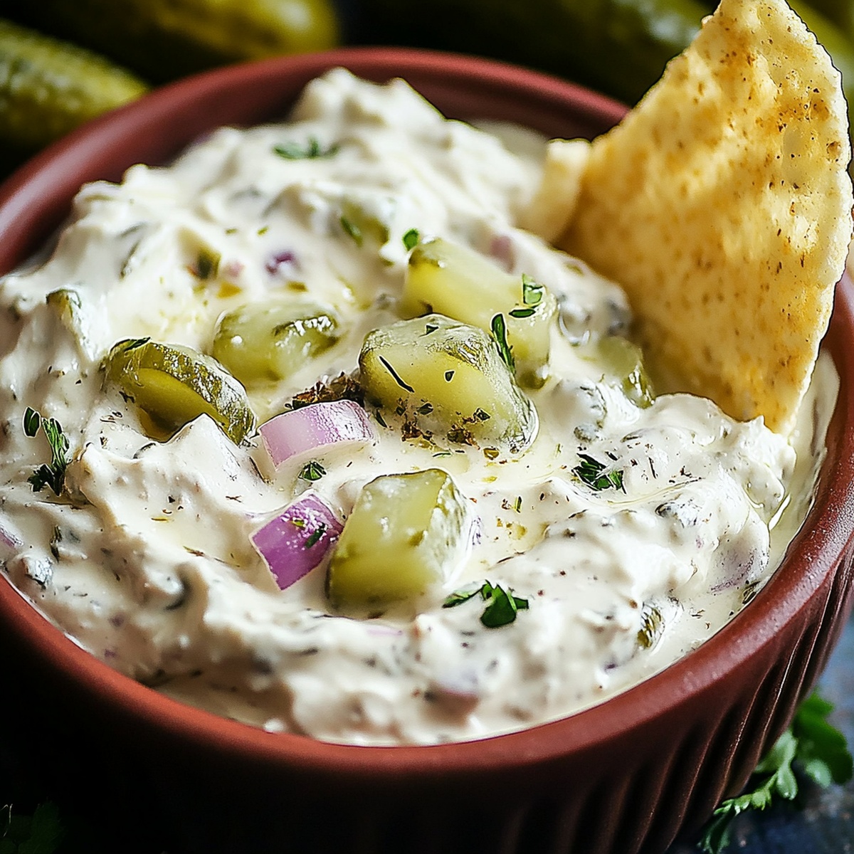 Creamy Pickle Dip Recipe