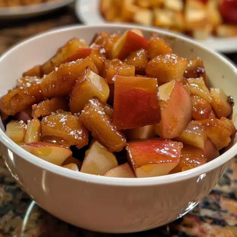 Sweet Slow Cooker Cracker Barrel Fried Apples Recipe