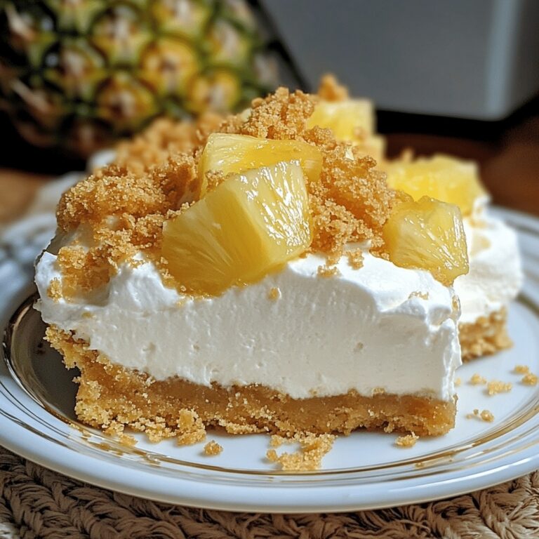 Heavenly Pineapple Cheesecake Dessert Recipe