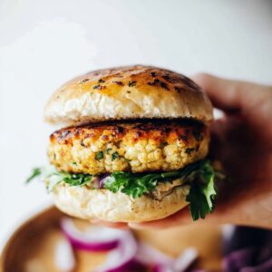Spicy Cauliflower Burgers Recipe