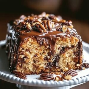 Luscious German Chocolate Pecan Pound Cake Recipe