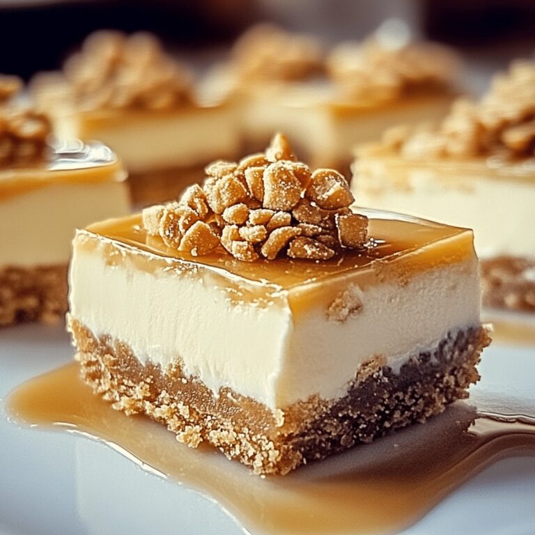Butterscotch Graham Cracker Cheesecake Bars Recipe