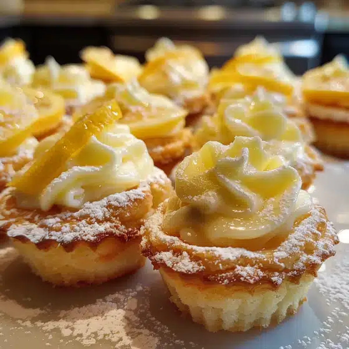 Lemon Bar Cookie Cups Recipe