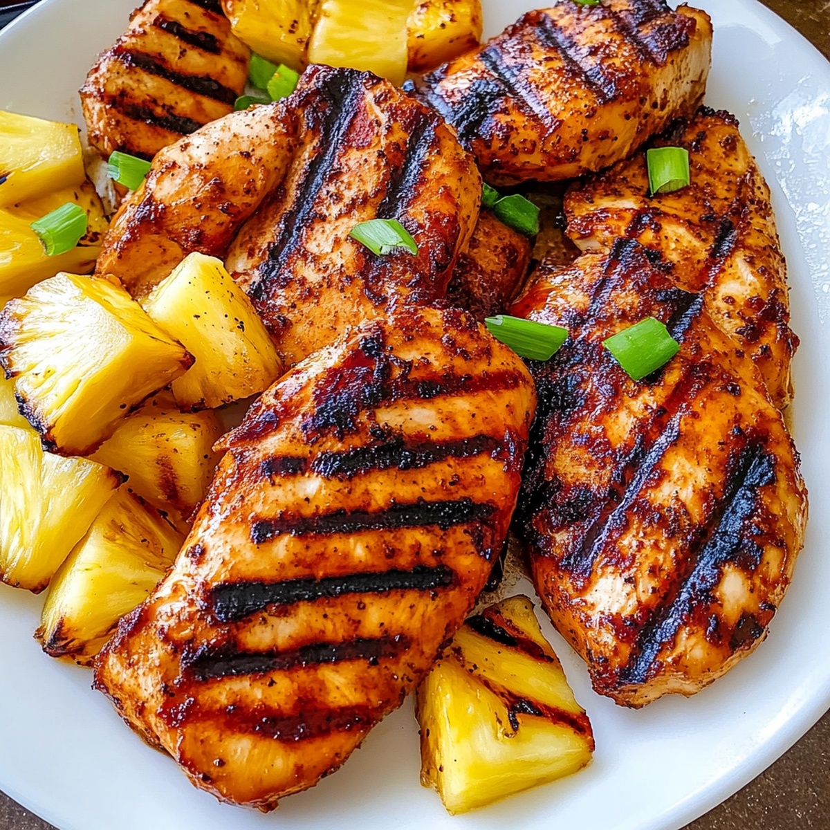 Grilled Aloha Chicken And Pineapple Recipe