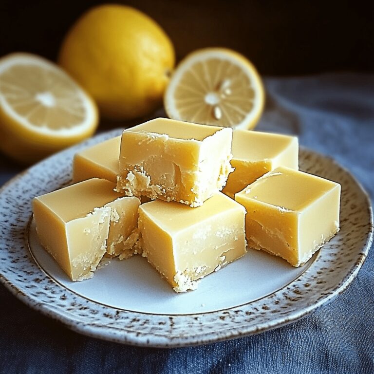 5-Minute Lemon Fudge Recipe