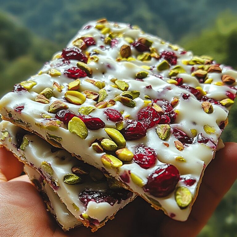 Irresistible Pistachio Cranberry Bark Recipe