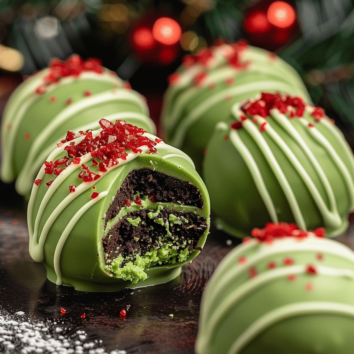 Grinch Oreo Balls Recipe