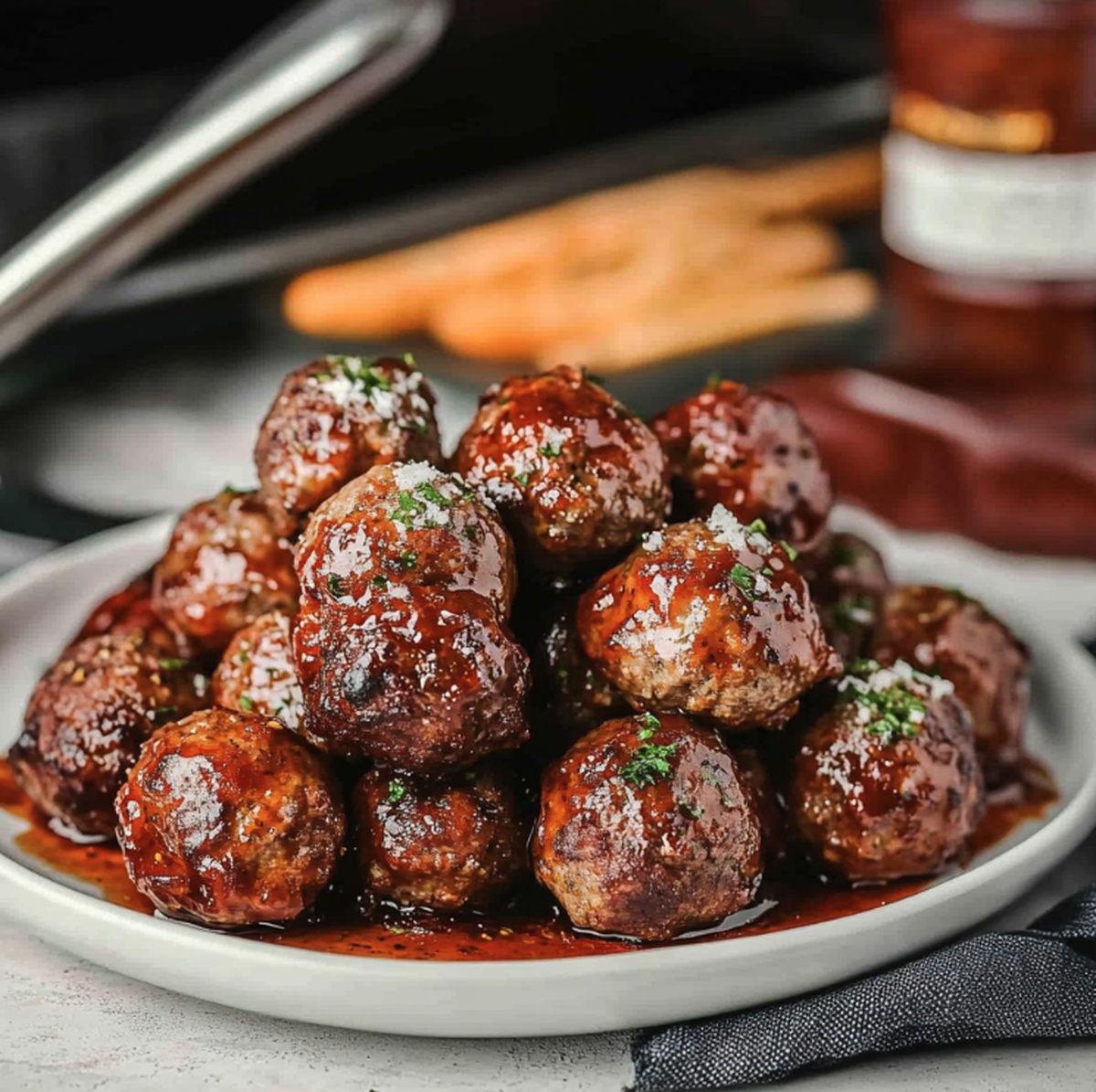 Smoked Stuffed Meatballs Recipe