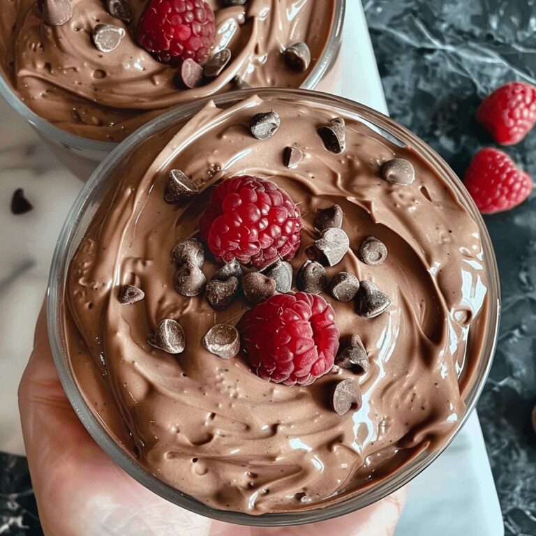 Low-Carb Chocolate Cottage Cheese Mousse Recipe