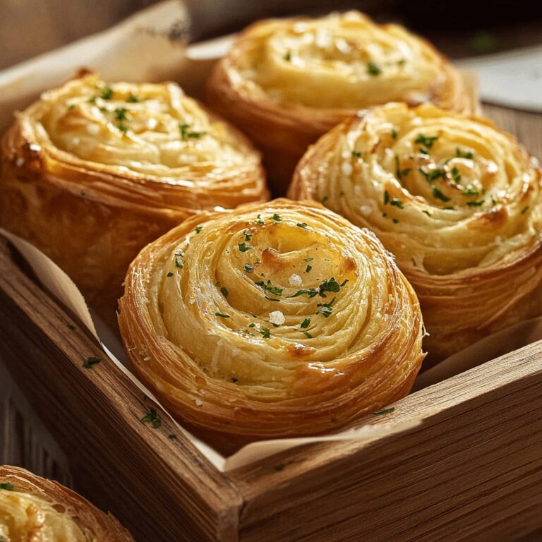 Cheesy Garlic Cruffin Recipe