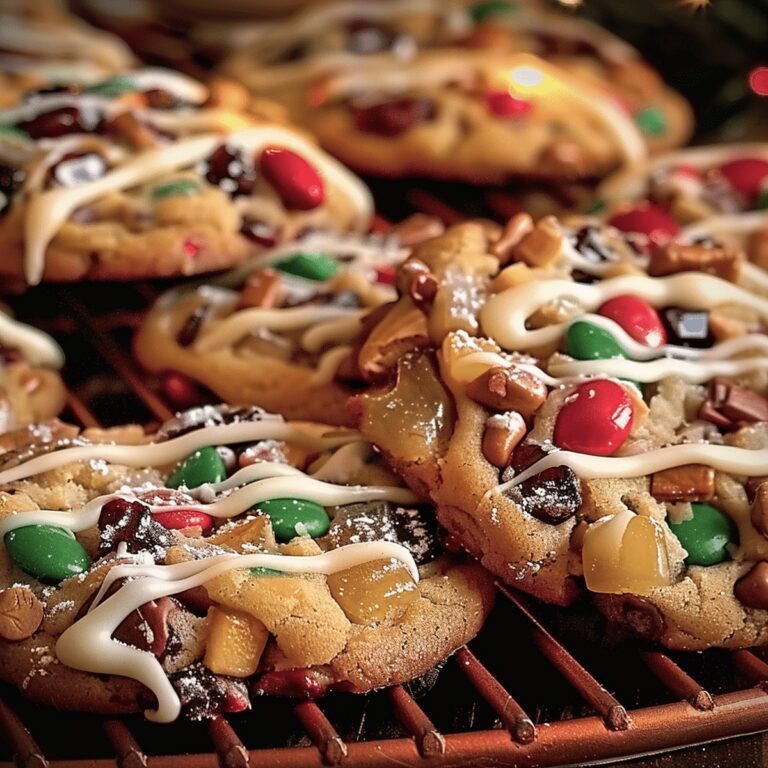 Decadent Chewy Fruitcake Cookies Recipe