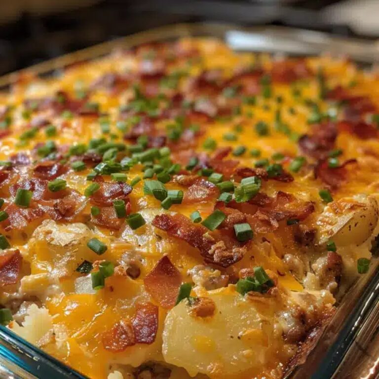 Loaded Potato & Meatloaf Casserole Recipe