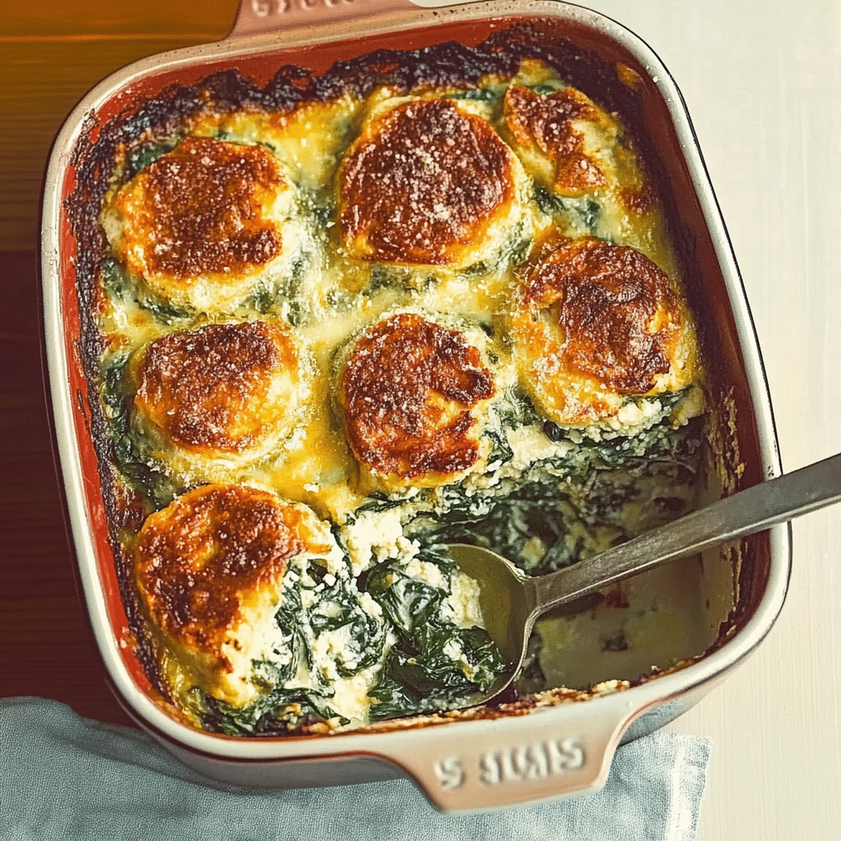 Hearty Spinach Florentine Breakfast Casserole Recipe