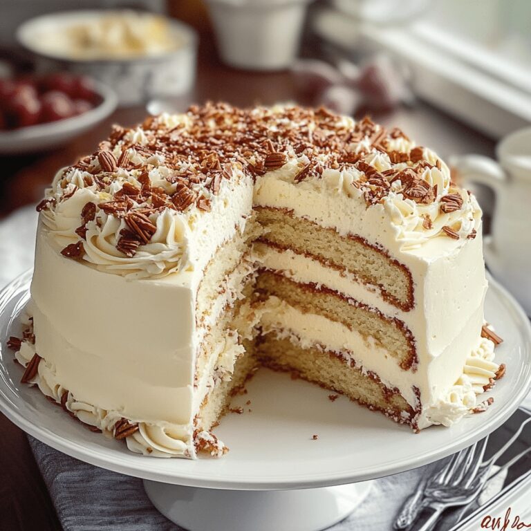 Luscious Italian Cream Cake Recipe
