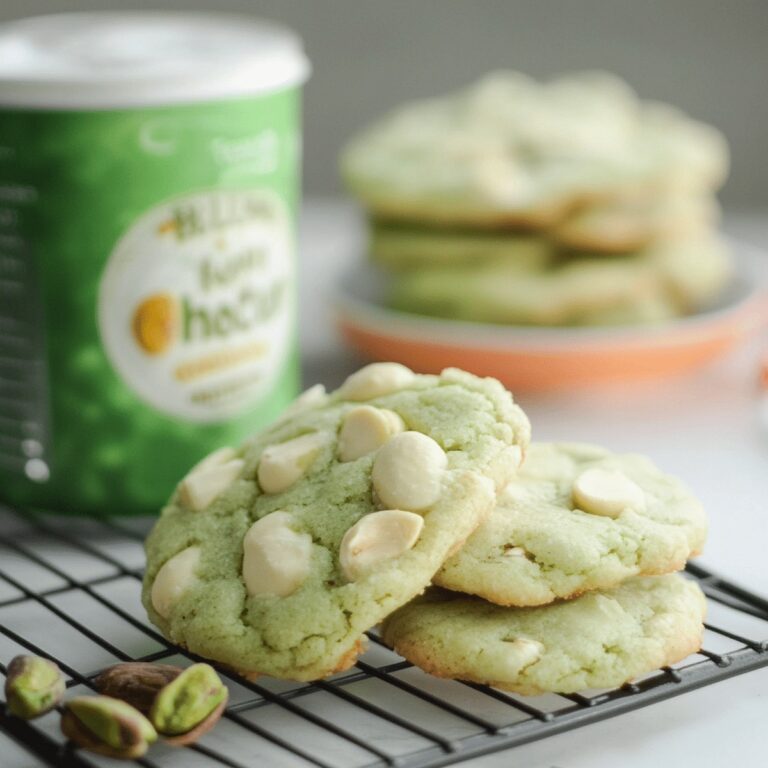Soft Pistachio Pudding Cookies Recipe